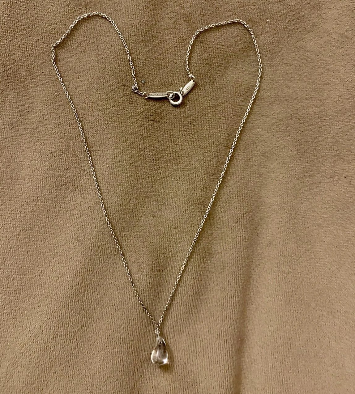 Tiffany & Co Peretti Crystal Teardrop Ne