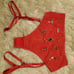 High waisted thong and with garters