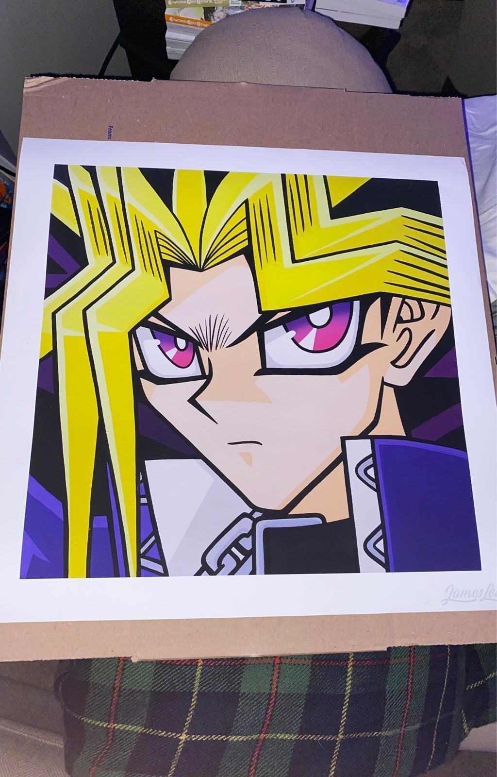 Limited edition yugioh yami painting!
