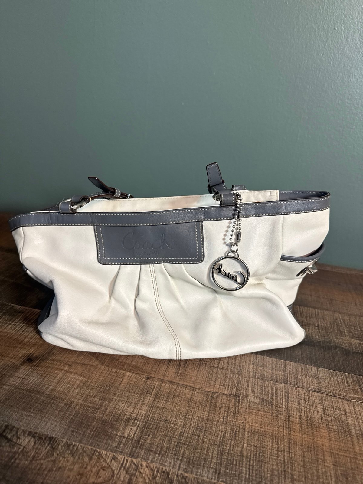 Coach leather handbag