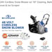 Snow Joe 24V x2 = 48V