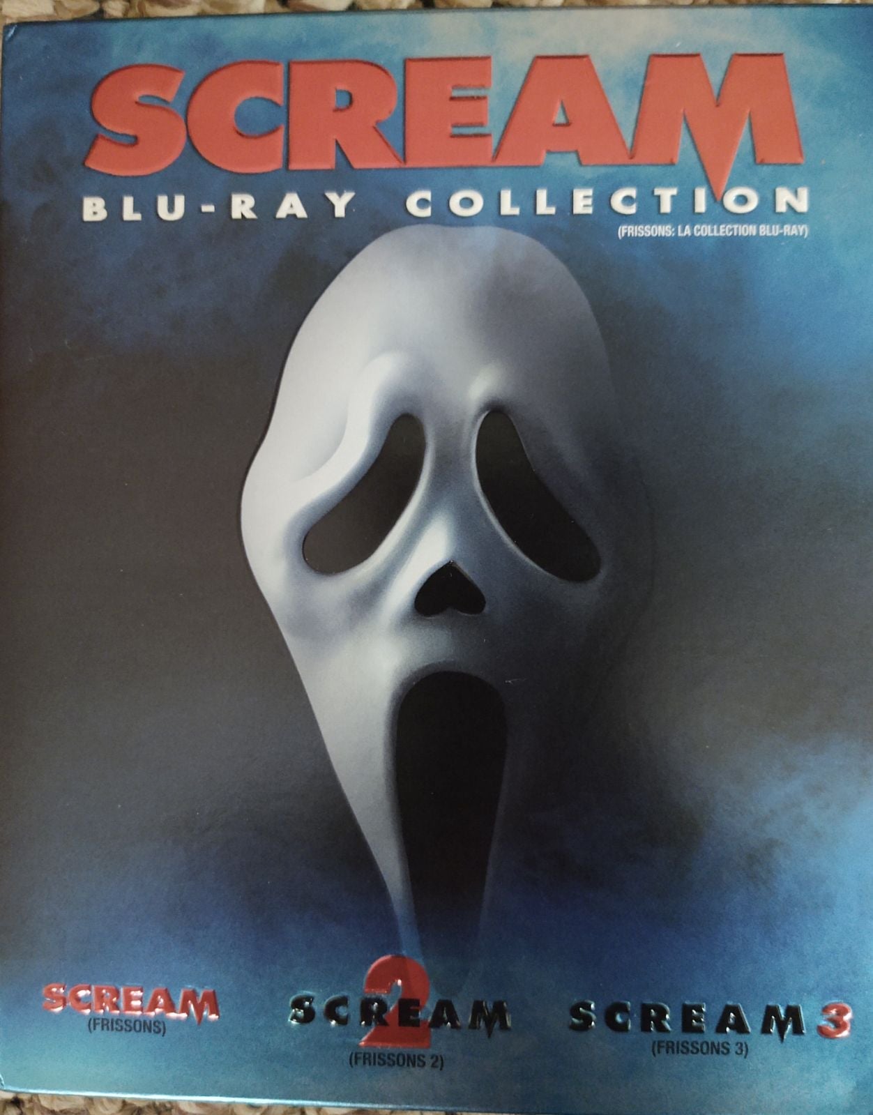 SCREAM BLU-RAY Collection Frissons LA Collection