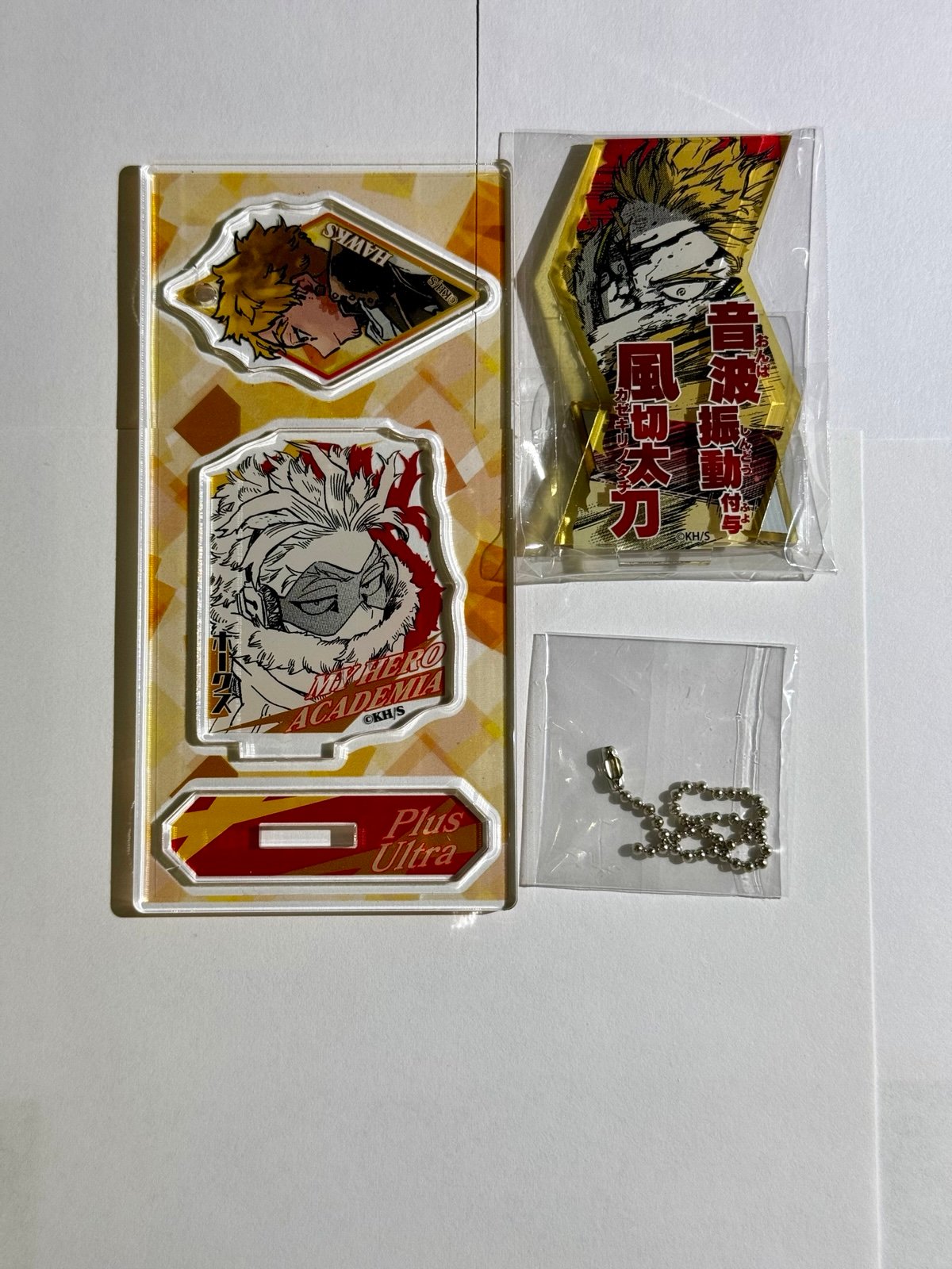 Hawks and Mirko My Hero Academia Acrylic Stands and Keychain