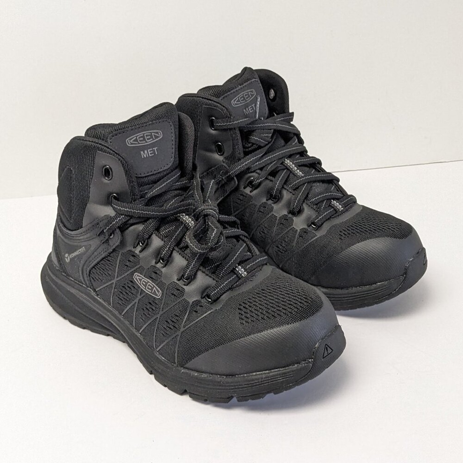Keen Utility Vista Energy Work Boots, Black, Women's 7.5 Wide