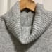 NWT Express Cozy Knit Ribbed Turtleneck Sweater L Silver Heather Gray