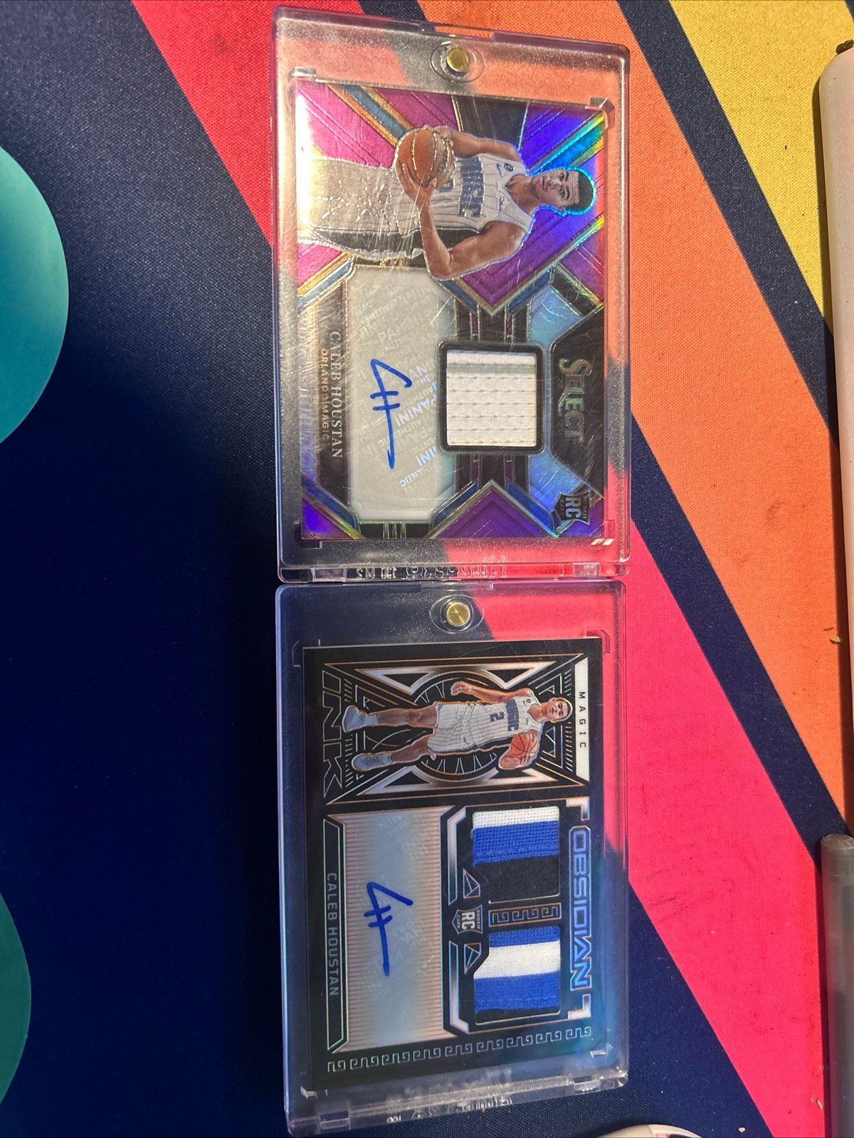 Caleb houstan 2 rookie auto patches