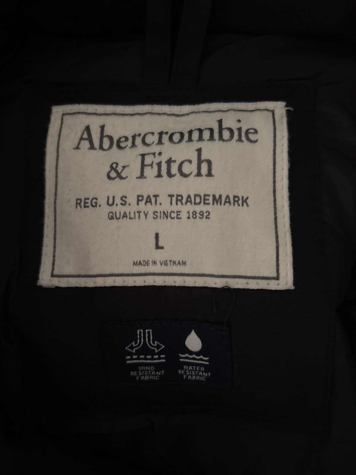 Black Abercrombie and fitch jacket