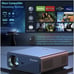 4K Portable Projector 1080P 15000L 5G WiFi/Bluetooth Movie Home Theater Display