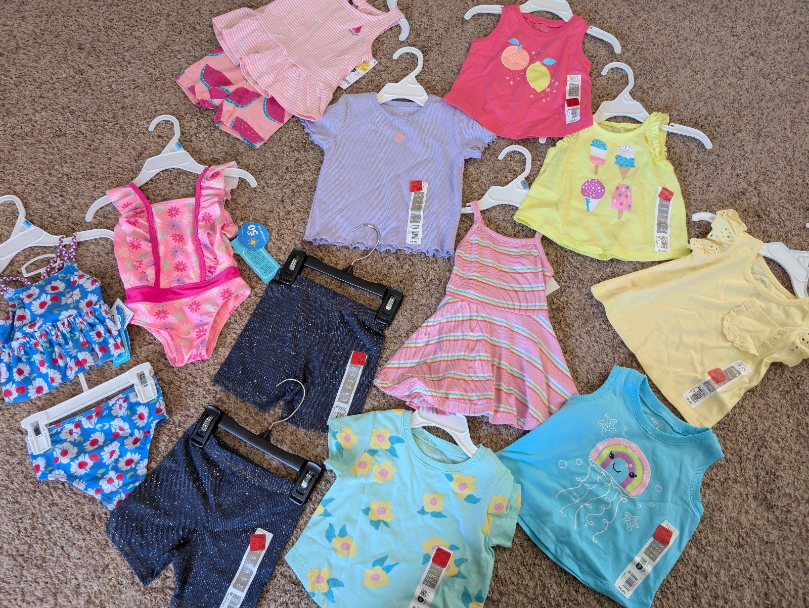 12 month girls summer lot NWT