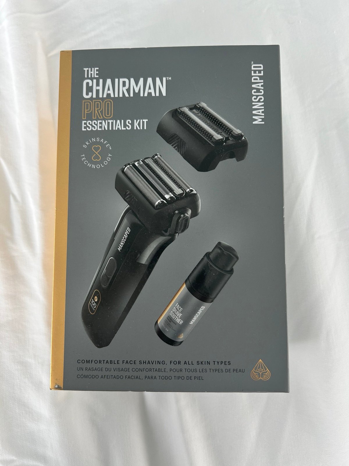 Manscaped The Chairman™ Pro Essentials, Electric foil face shaver, Brand New