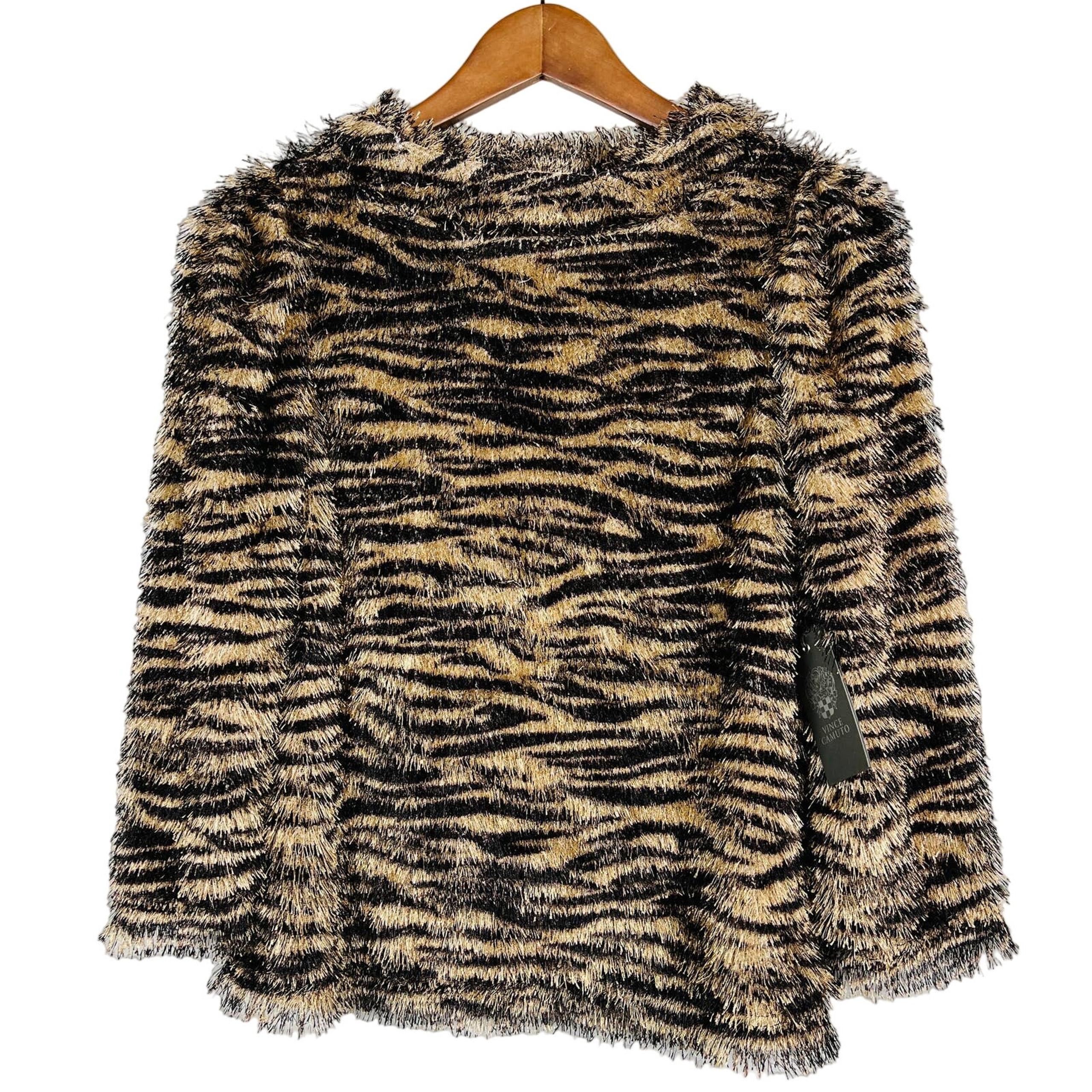NEW! Vince Camuto Blouse Top Holiday Falcon Eyelash Knit - XS