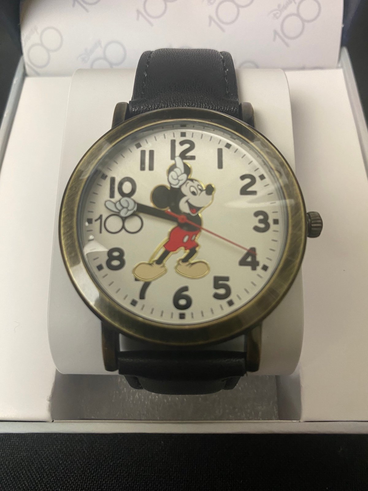 Disney 100th Anniversary Mickey Mouse Moving Hands Watch Brand New NIB Rare