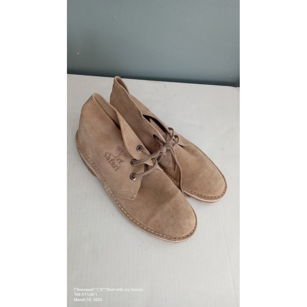 Safari Suede Chukka Desert Boots Lace Up Casual Tan Shoes