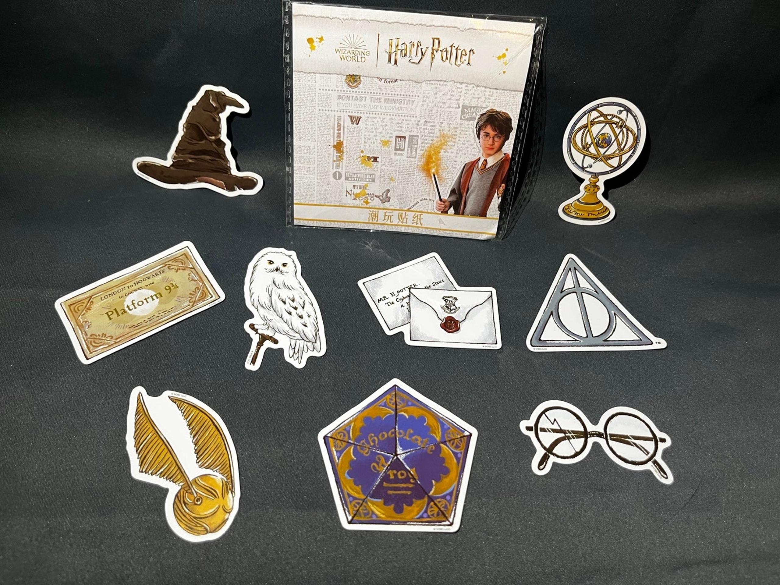 Harry Potter Stickers Sticker Set of 9 Plus 2 Free Sticker NWT