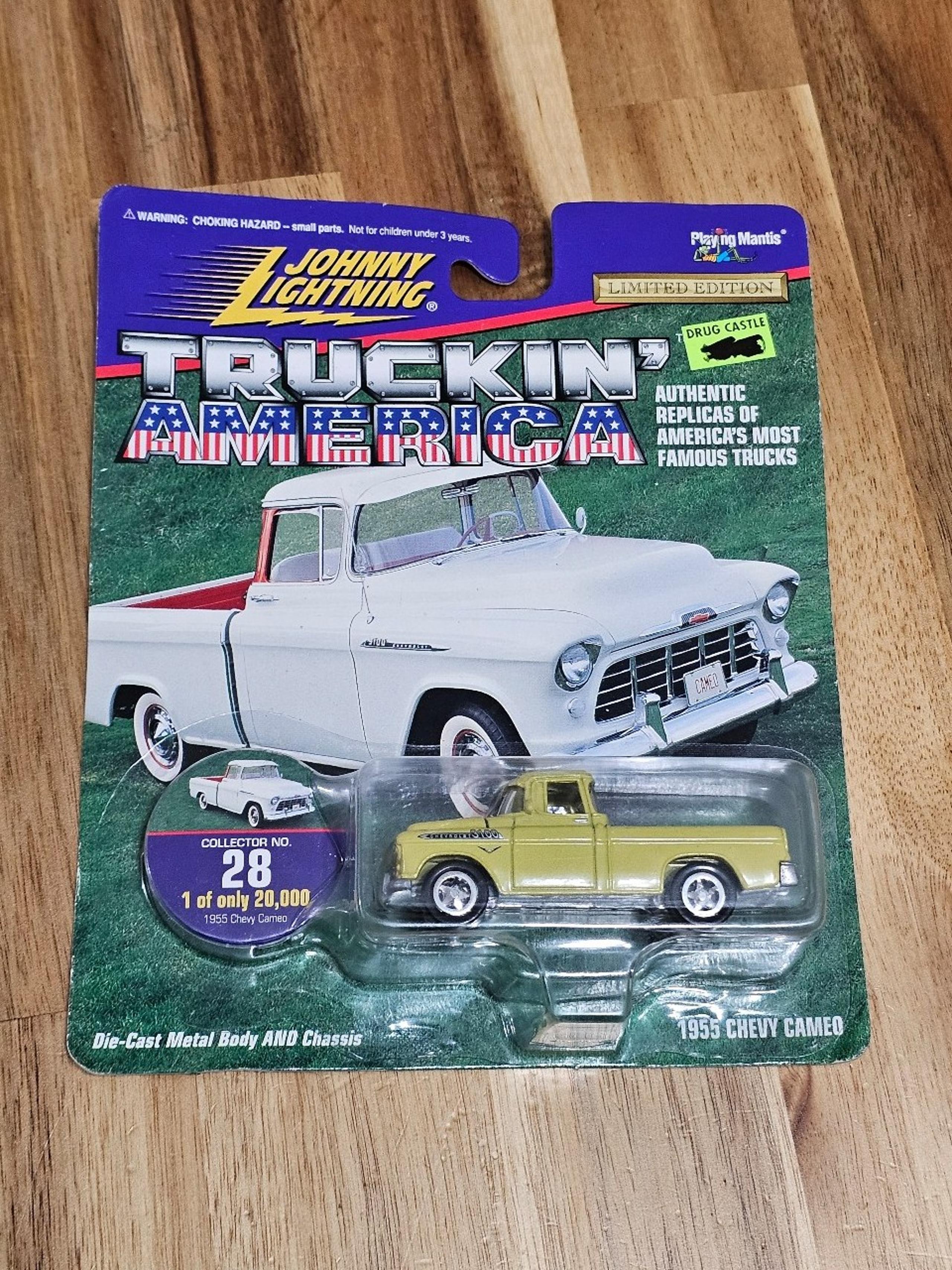 Johnny Lightning Truckin' America 1955 Chevy Cameo - MoC, Sealed - #28