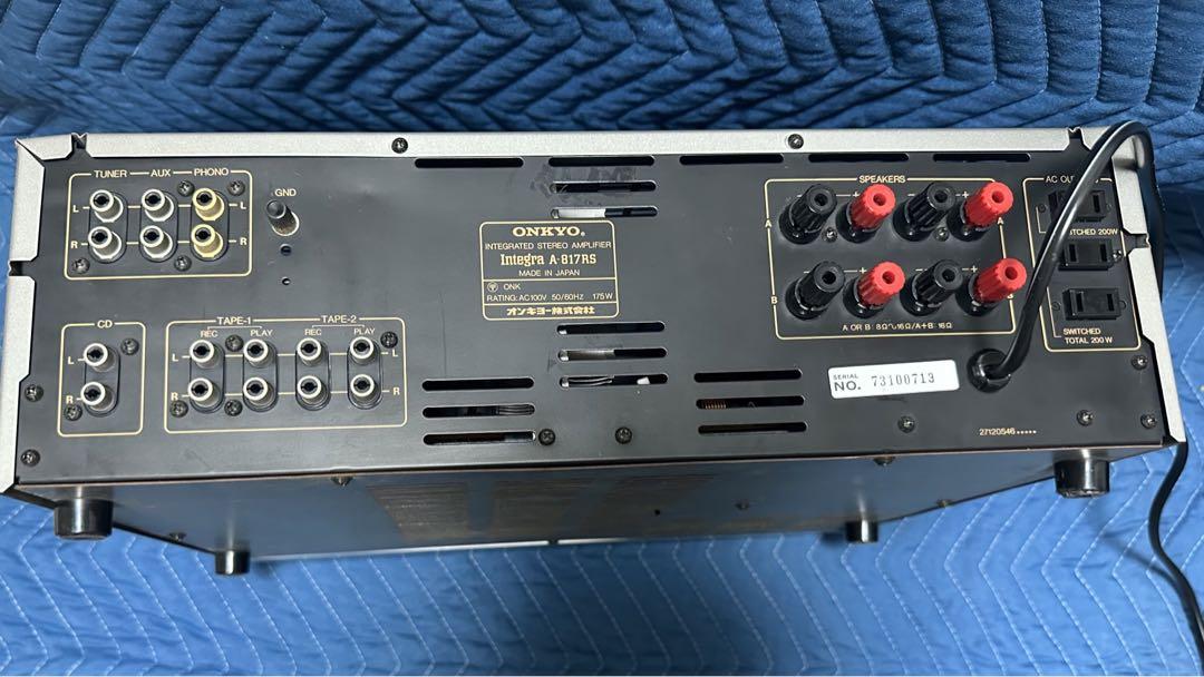 ONKYO Integra A-817RS, a defective/junk item.