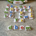 LeapFrog Fridge Magnets Word Builder Letter Airplane Jet Plane Rare With letters