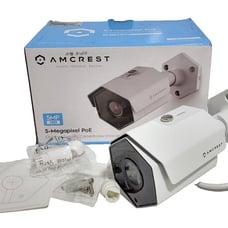 Amcrest IP5M-1173EW-28MM 5MP PoE 2.8mm Super Wide Angle Lens White Camera AUCTIO