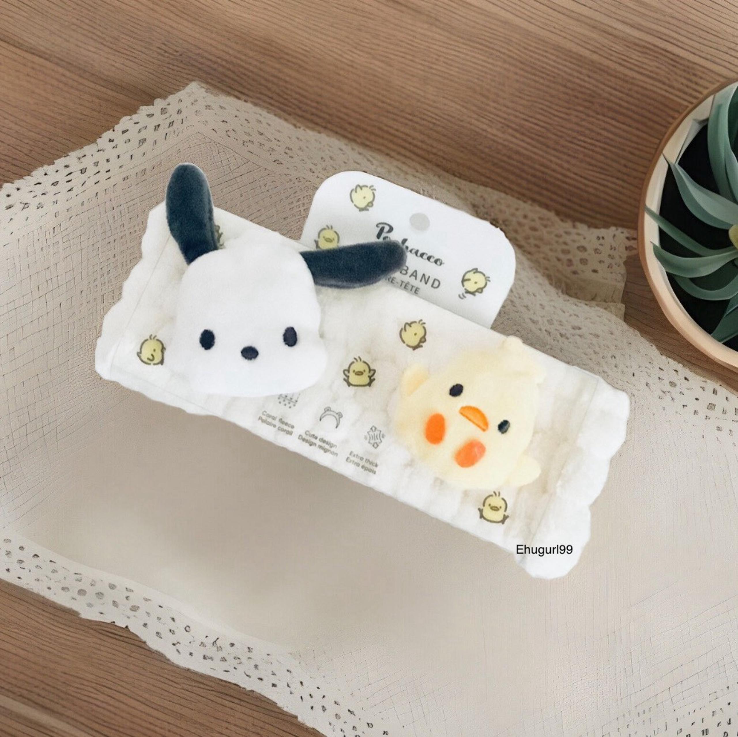 Pochacco 3D Absorbent Headband (Extra Thick)