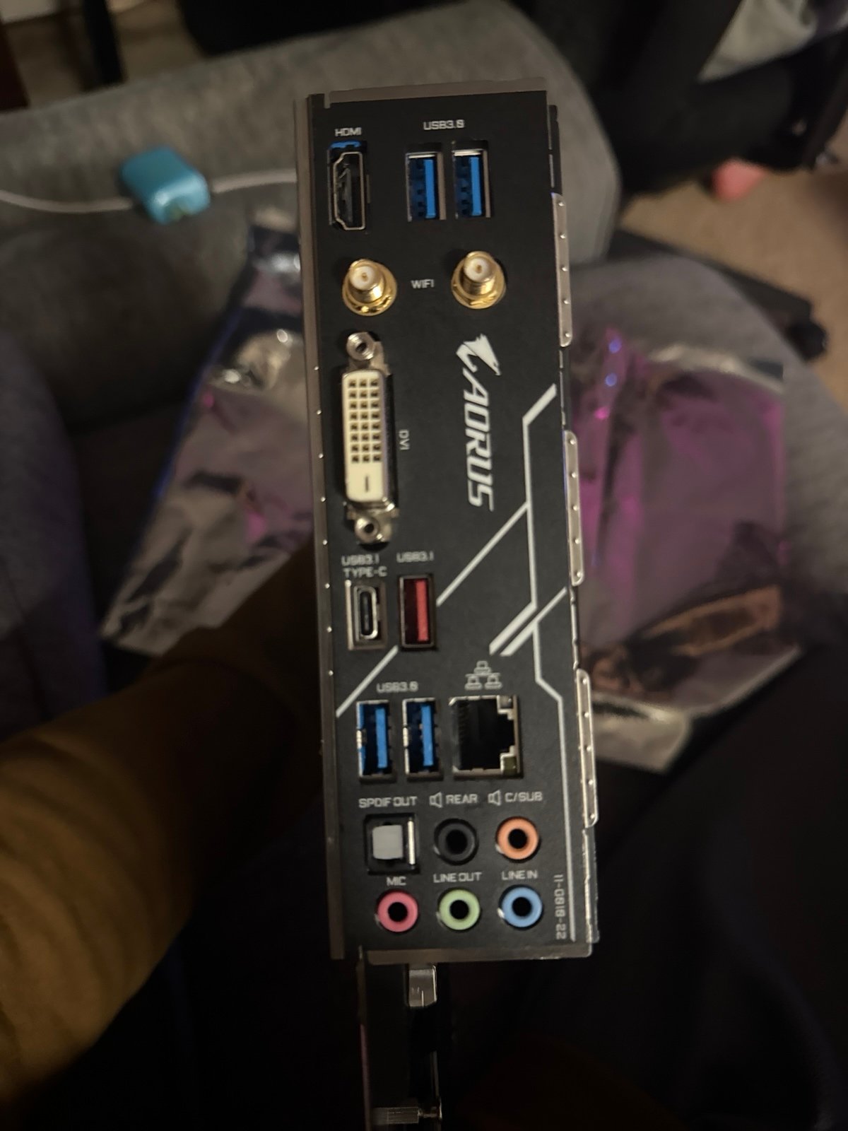 Aorus B450 Pro Wifi Motherboard for parts