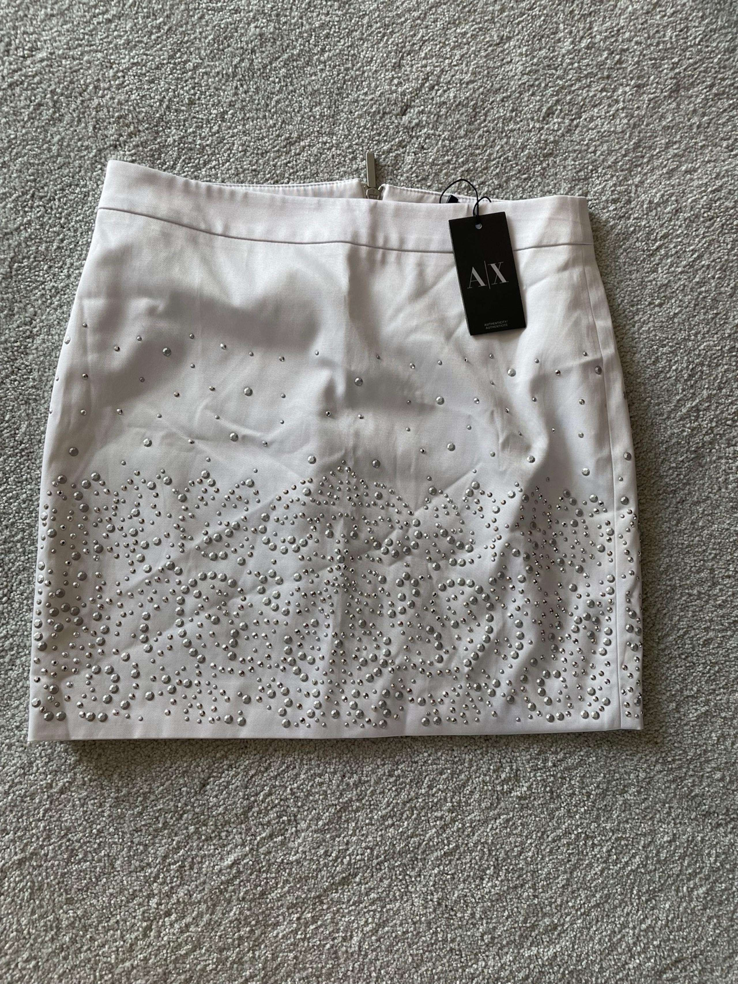 NWT Armani Exchange embellished mini skirt size 4