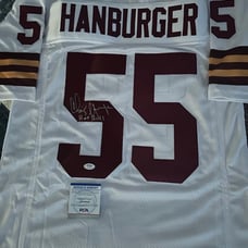 Chris Hanburger Autographed NFL Washington Redskins Football Jersey