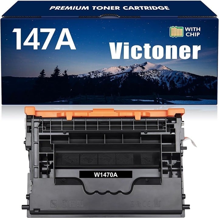NEW 147A Black Toner Cartridge 1-Pack (with Chip) Compatible Replacement for HP