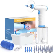 Electric Ear Wax Removal Kit with SoftSpray Safe and Effective Ear Cleaner with