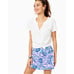 Lilly Pulitzer Madison Skort Blue Pink Alligator Palm Pineapple skort size M