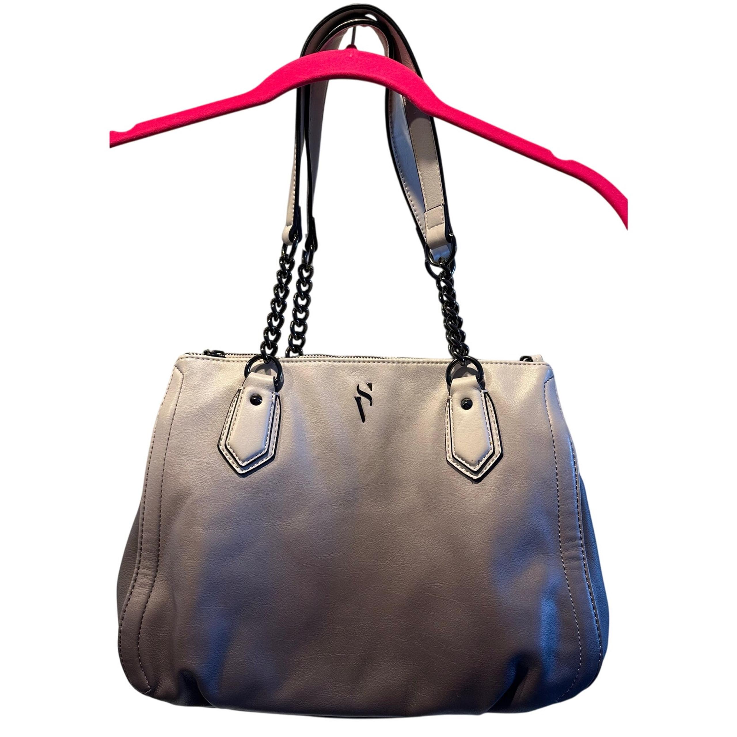 Simply Vera Wang Gray Ombre Satchel/Purse Shoulder Bag Dounle Handles evening