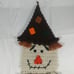 Handmade Crochet Scarecrow Door Wall Hanging Canvas One Of A Kind Art Unique 3D