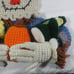 Handmade Crochet Scarecrow Door Wall Hanging Canvas One Of A Kind Art Unique 3D