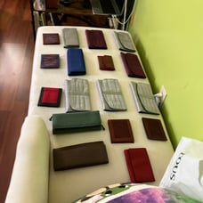 Lot of 17 traditional Cambodian wallets