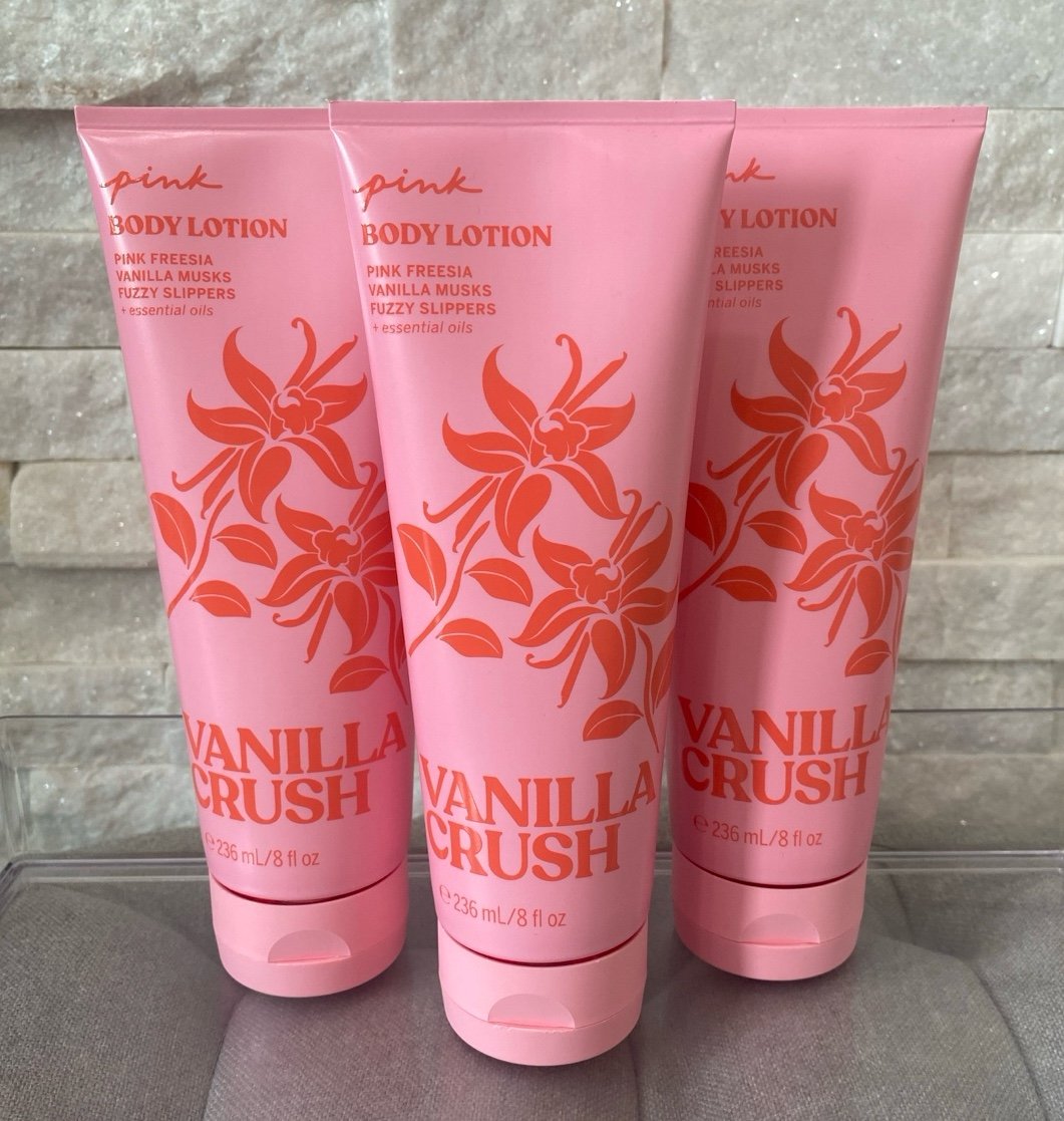 Victoria’s Secret PINK Vanilla Crush Body Lotion X3 Bundle