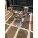 stunning vintage silver plated cherub small candelabra 5x5”
