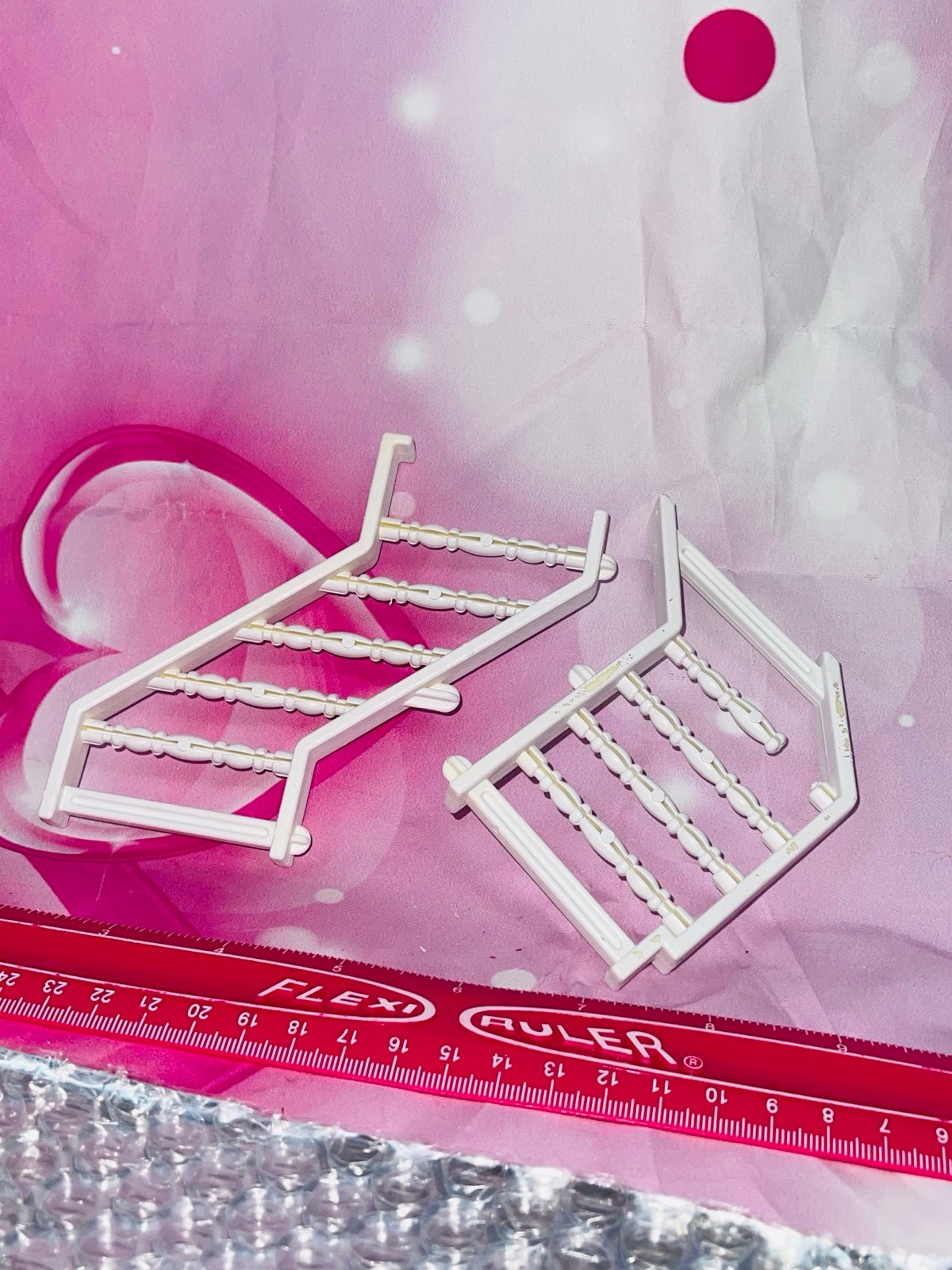 Playskool dollhouse replacement stair rails 1 broken Victorian set