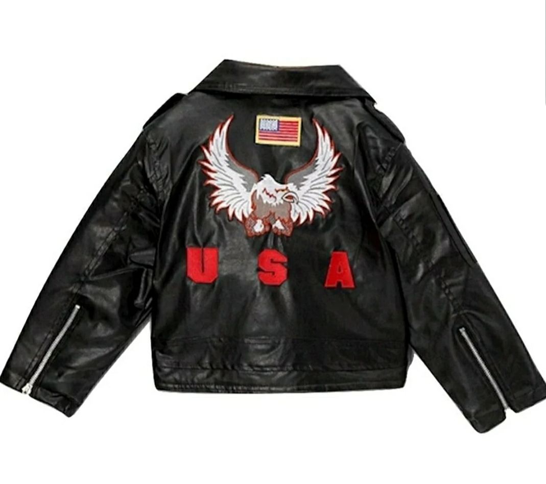 Outdoor Habitat Black Biker Jacket Kids