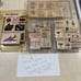 Stampin Up Wooden Rubber Stamps LOT of 126