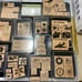 Stampin Up Wooden Rubber Stamps LOT of 126
