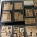 Stampin Up Wooden Rubber Stamps LOT of 126