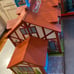 Fisher Price Vintage Play Family House in VGUC but damaged box