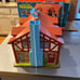 Fisher Price Vintage Play Family House in VGUC but damaged box