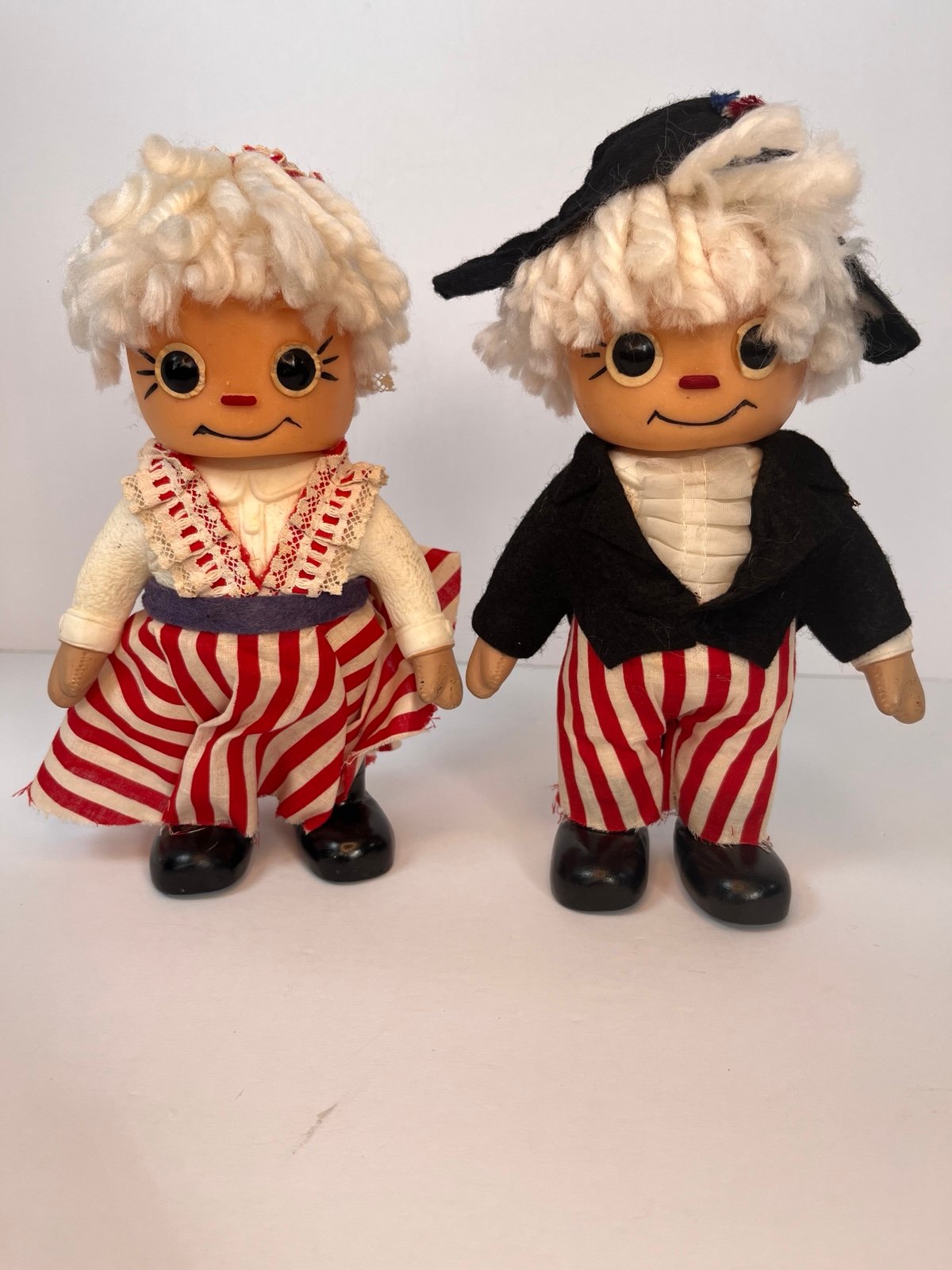 Vintage Raggedy Ann & Andy 1974 Coin Banks By Royalty Industries, Inc. 9 Tall