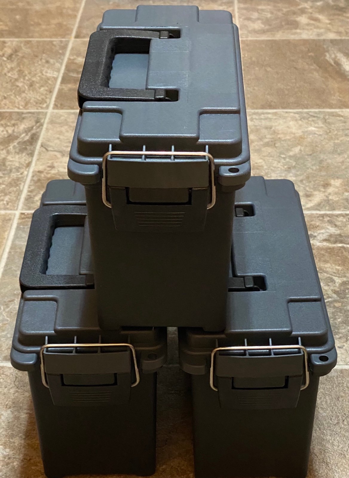 New Black Ammo Box (Set of 3)