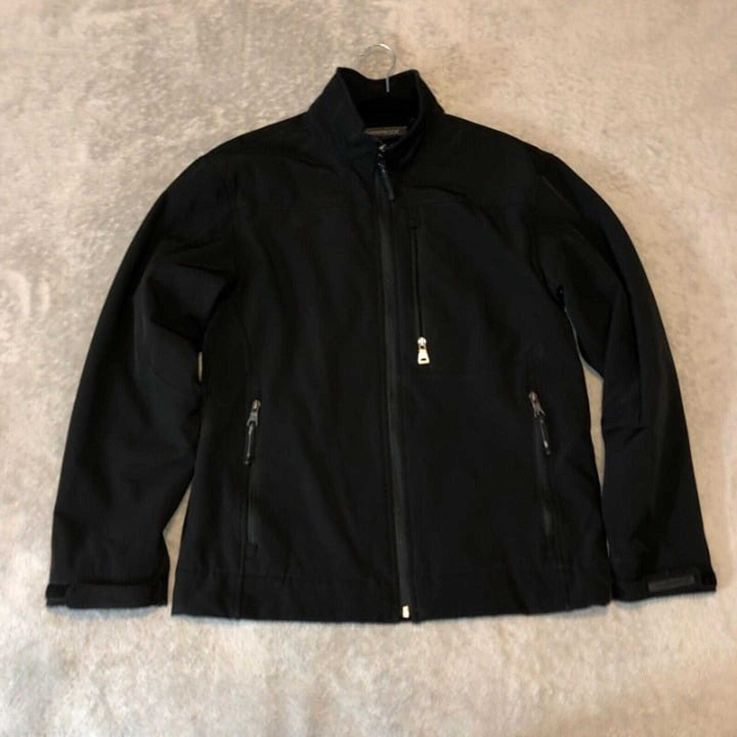 WEATHERPROOF Mens WPL 11590 Black Polyester Fleece Lined Jacket Sz Small