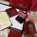 Cartier ring gift box with bag