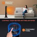 Trustech 36 Ceramic Tower Space Heater for larger Room ,Heating Remote/Thermost