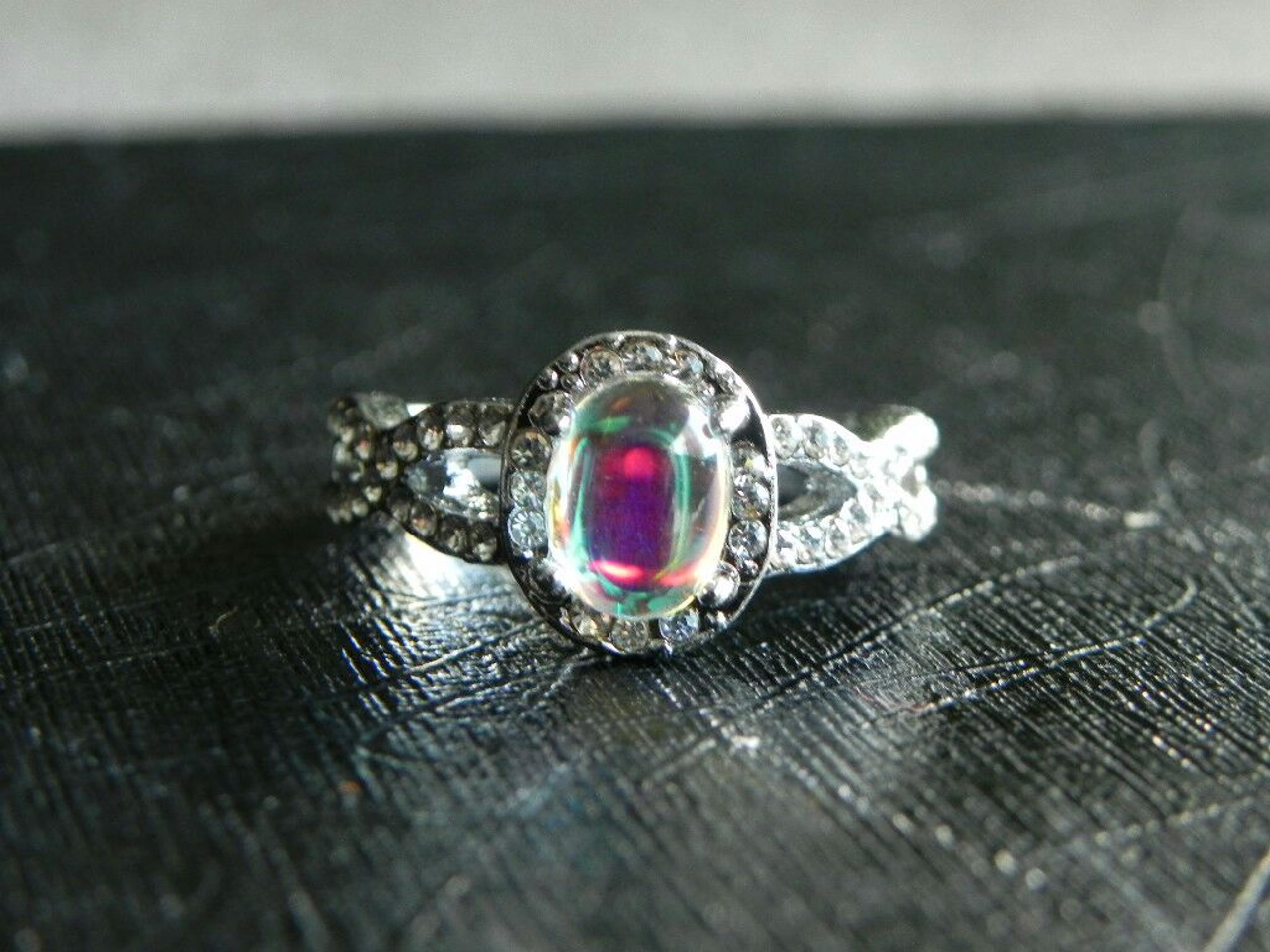 Cabochon Moonstone Ring