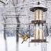 2-Tier Bird Feeder with Sure-Lock Cap and Hanging Hook, Wild Bird Feeders - 4.5