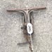 Antique Cast Iron Hand Saw Sharpening File Vise Tool - Model 3-L *Damaged